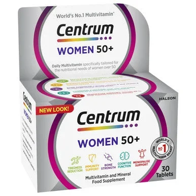 Centrum Women 50+ Multivitamins & Minerals 30 Tablets