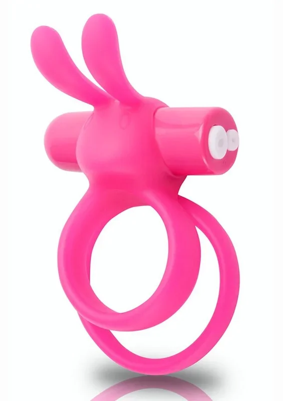 Charged Ohare XL Silicone USB Rechargeable Wearable Rabbit Vibe C-Ring Pink (Individual