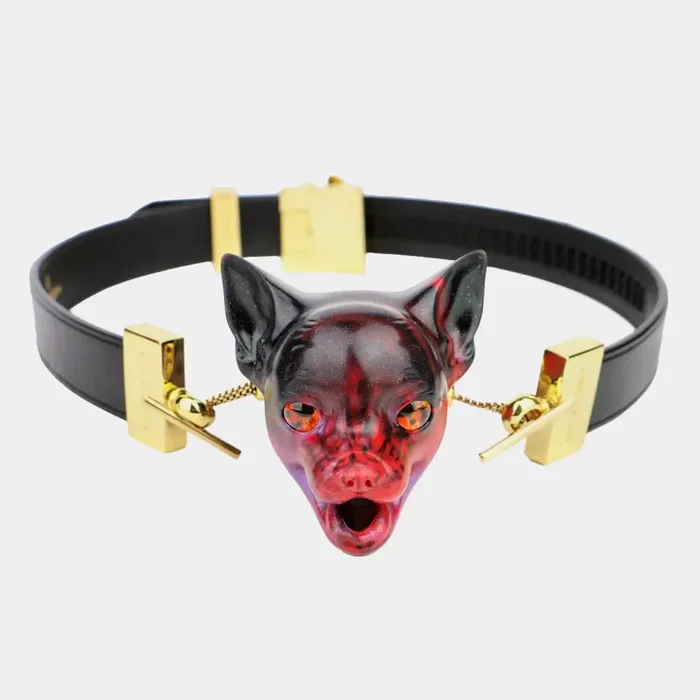 Chihuahua Dog Head BDSM Gag