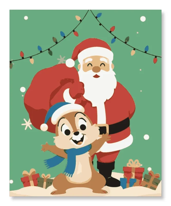 Chip & Dale on Snow Filled