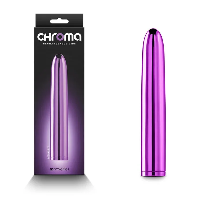 Chroma – – Metallic 17 cm USB Rechargeable Vibrator