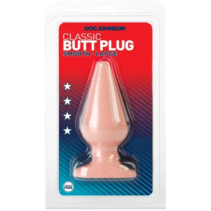 Classic Large Butt Plug Smooth – Cream