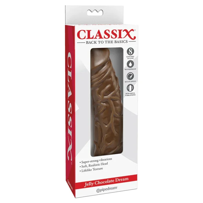 Classix – Jelly Chocolate Dream No. 2 8″ Vibrator