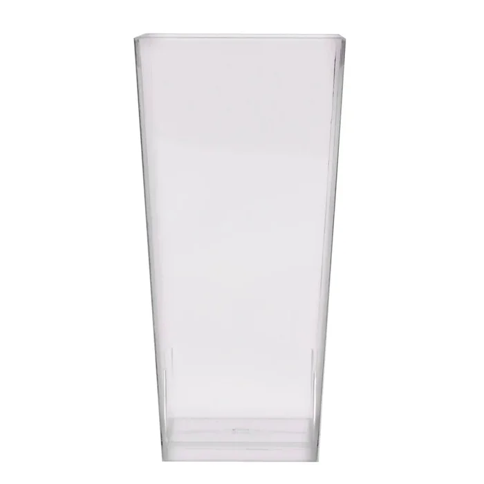 Clear Mini Tall Square Cups – 16 count – 3.5 ounce