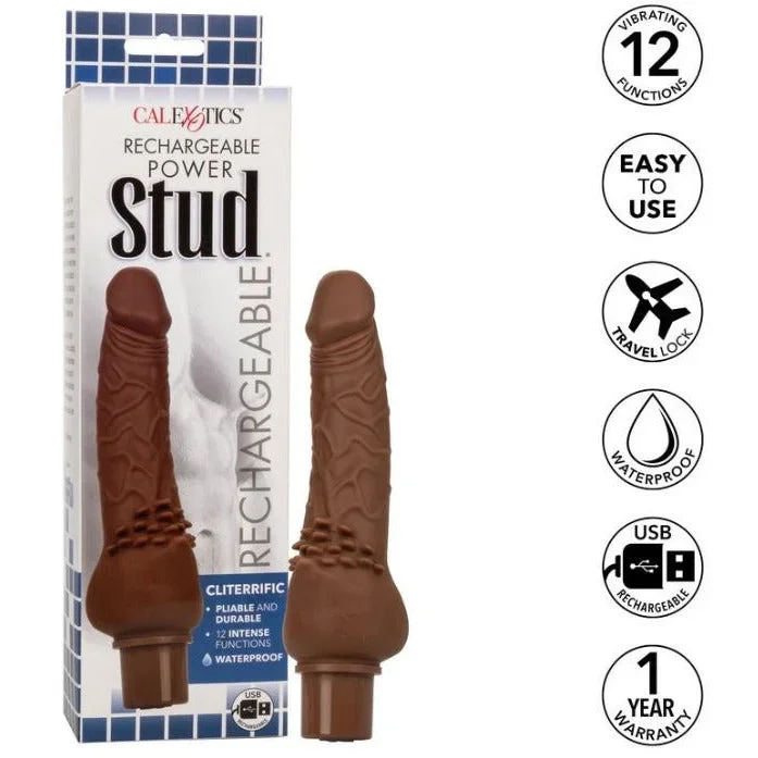 Clitterific Stud® Vibrator 7.5″ by Cal Exotics