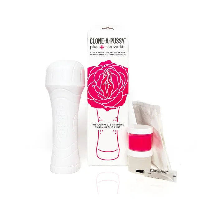 Clone-A-Pussy With Sleeve Kit Hot Pink – DIY Vulva Replication & Sleeve – Body-Safe Silicone – Perfect for Valentine’s, Bachelor Parties & More
