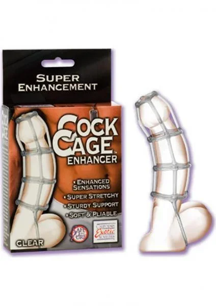 Cock Cage Enhancer 4.5 Inch – Clear