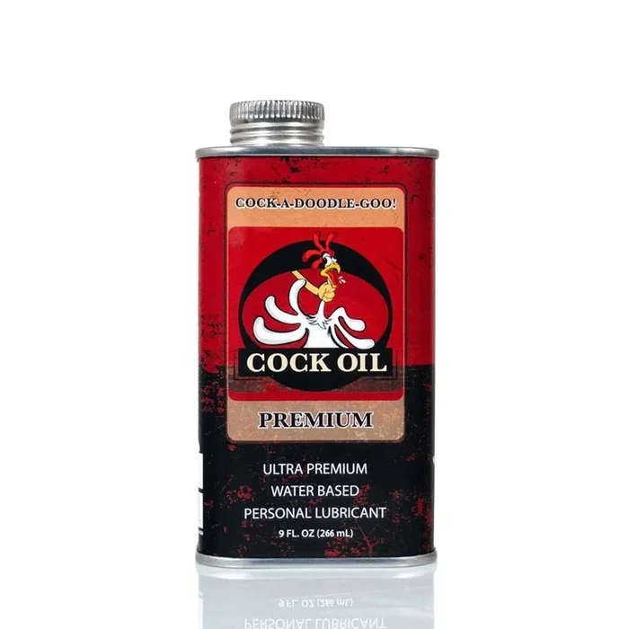COCK OIL Water Based Lubricant Metal Can 9 oz / 266 ml