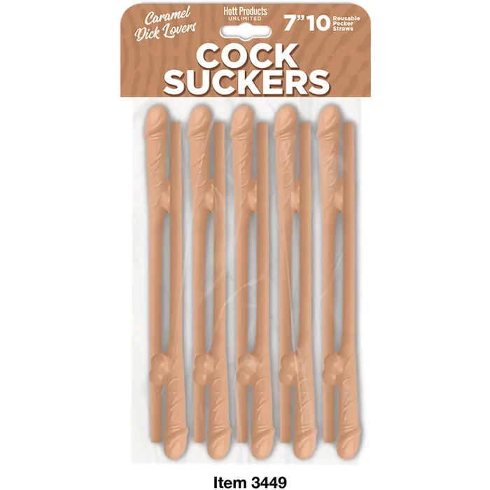 Cock Sucker Penis Straws 10pk by Hott Products