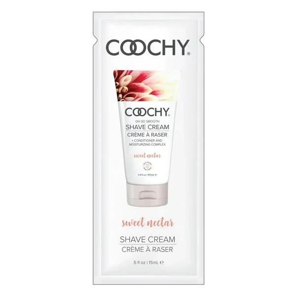 COOCHY Oh So Smooth Shave Cream Sweet Nectar – .5 oz