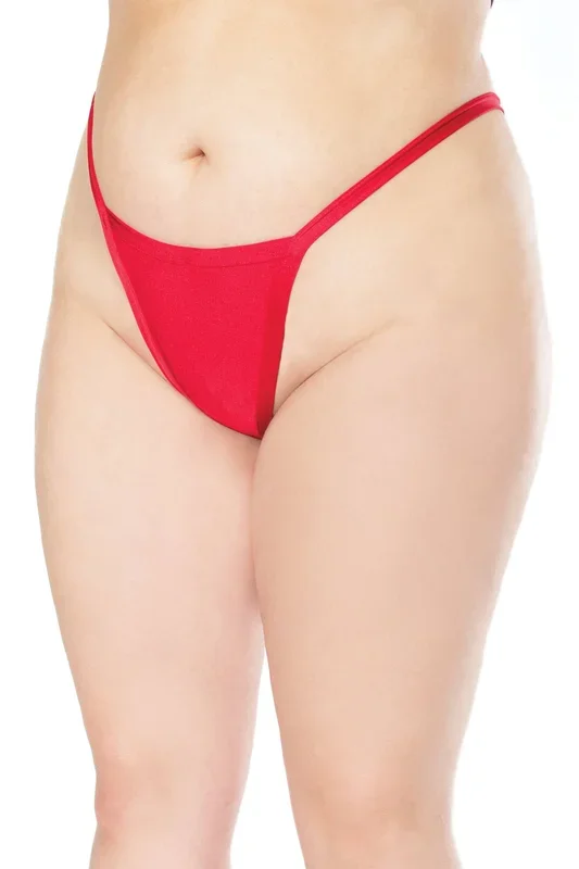 Coquette – 22133 PLUS – High Cut G-String – OS/XL