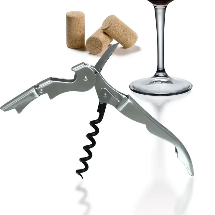 Corkscrews – Double Lever – Maroon, Stainless Steel and Black