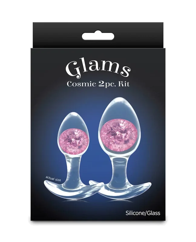 Cosmic Glams 2 pc Plug Kit – Pink