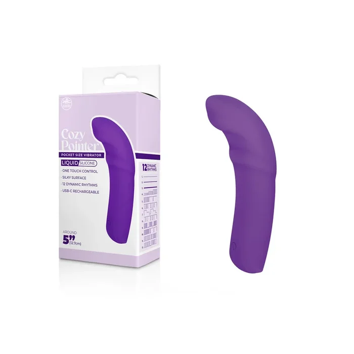 Cozy Pointer – – 12.7 cm USB Rechargeable Curved Mini Vibrator