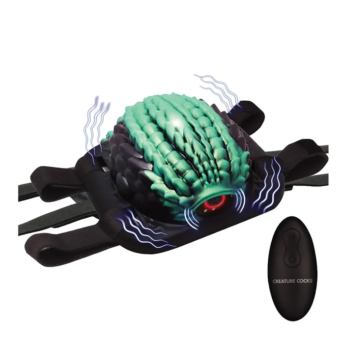 Creature Cocks Dragon Grinder Silicone Vibrator With Harness