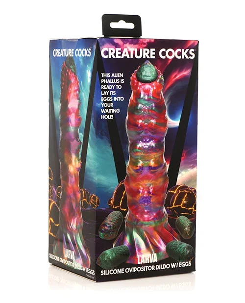 Creature Cocks Larva Ovipositor Silicone Dildo w/Eggs