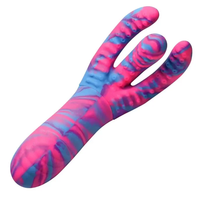 Creature Cocks Tenta Come Hither Silicone Vibrator – Pink/Blue