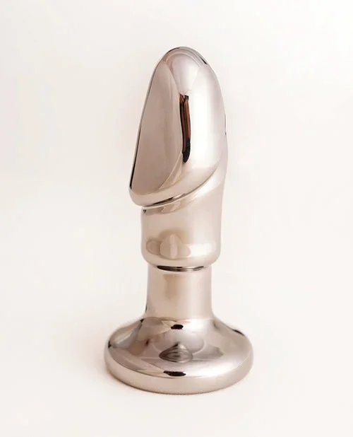 Cristal Black Opal Anal Glass Dildo Vibe – Gun Metal