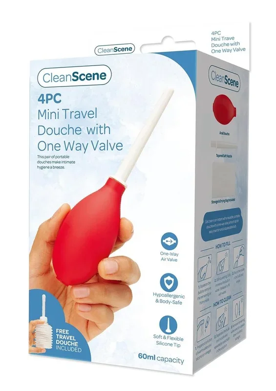 CS Mini Travel Douche W One Way Valve