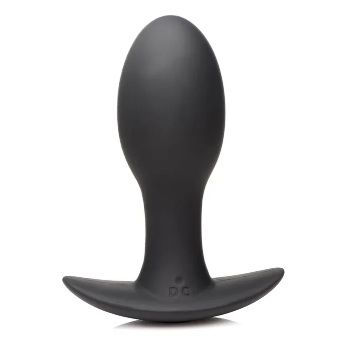 Curve Novelties Rooster Rumbler Vibrating Silicone Anal Plug Medium – Black
