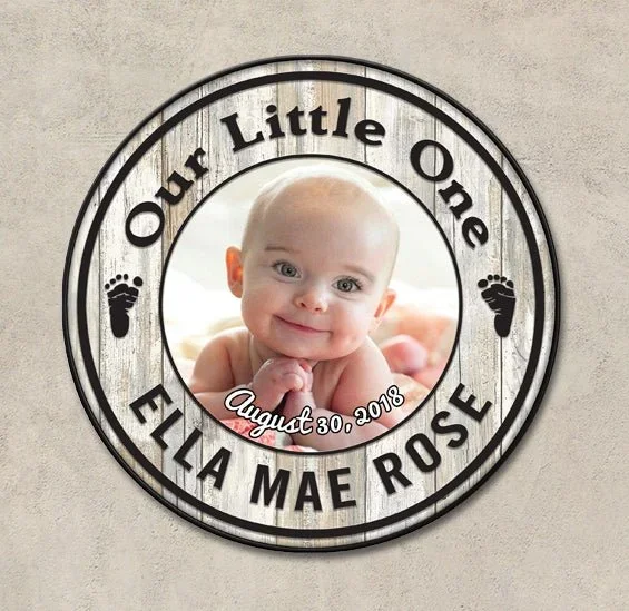 Custom Wood Barrel Top – BABY -18″ Diameter