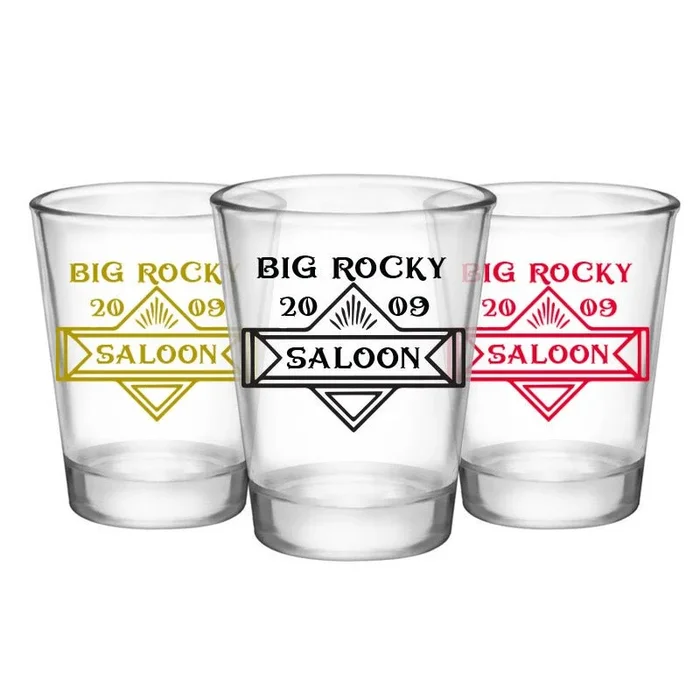 Customizable 1.75 oz. Clear Shot Glass- Saloon – AYN