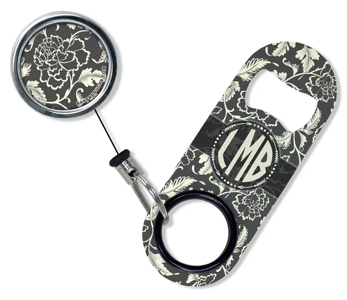 CUSTOMIZABLE Mini Bottle Opener with Retractable Reel – Vintage Design 5