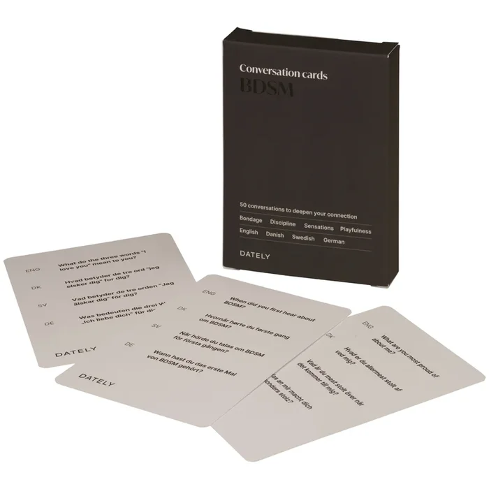Dately Conversation Cards BDSM