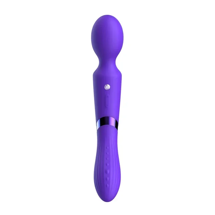 De39 Double-Ended Luv Wand – Dark Purple | Versatile, Textured, Flexible Elegance