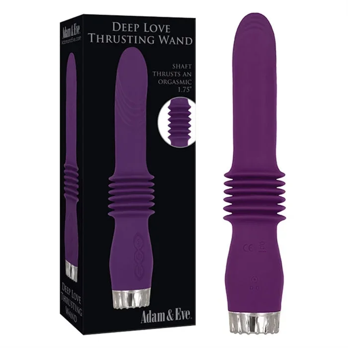 Deep Love Thrusting Wand Vibrator 9.75″ by Adam & Eve