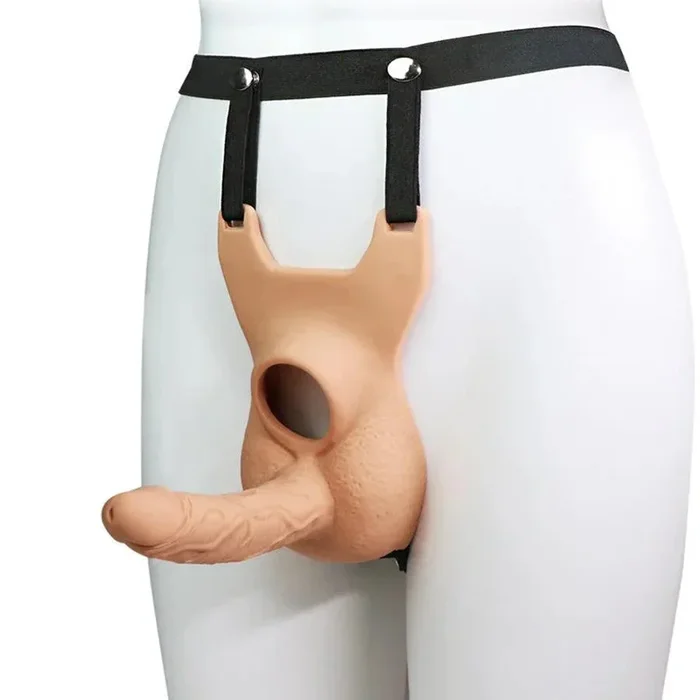 딜도에 프리미엄 실리콘 스트랩