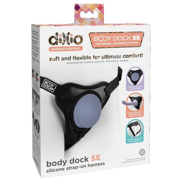 Dillio Platinum Body Dock Silicone Strap On Dildo Harness by Pipedream Products®