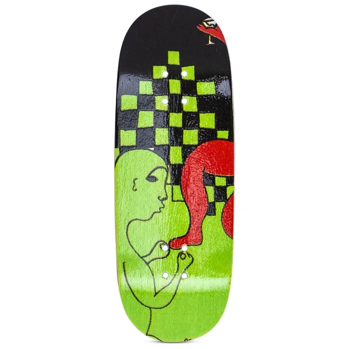 DK Real Wear Fingerboard Deck – Wine Lime