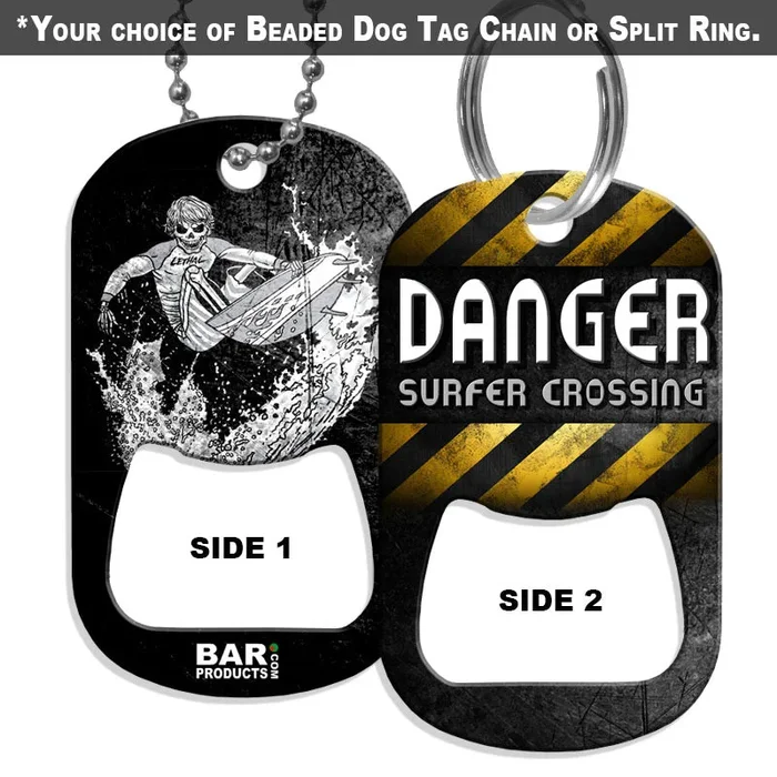Dog Tag Bottle Opener – Danger