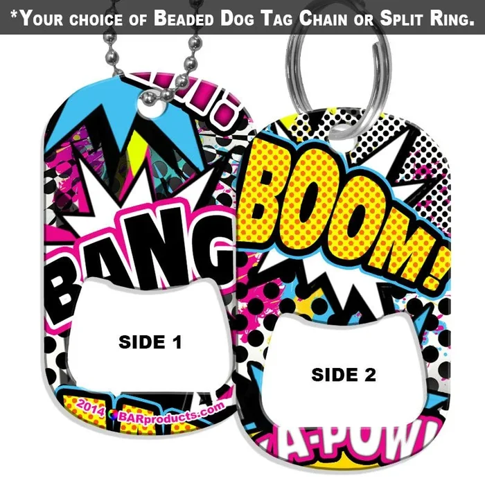 Dog Tag Bottle Opener – Pop Art