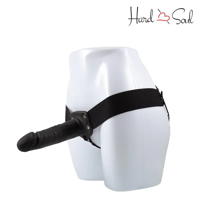 Dr. Skin 6 Inch Hollow Strap-On Dildo Black