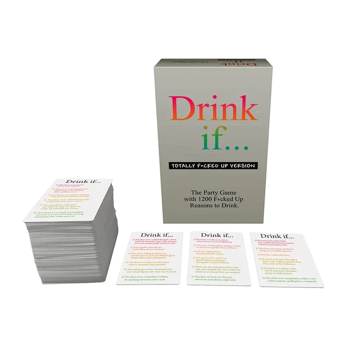 Drink if Totally Fucked Up Version Card Game by Kheper Games