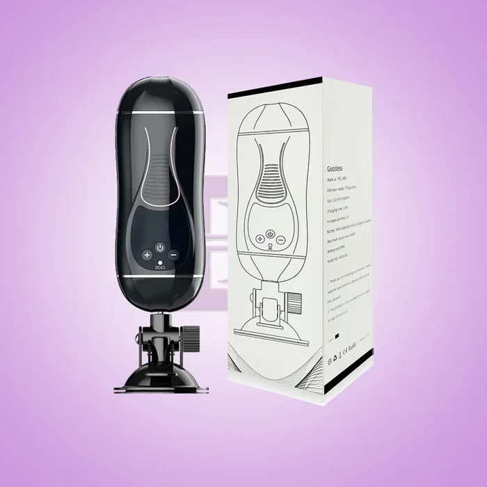 Dual Experience Vagina Vibrating Masturbator For Men with Sex Voice