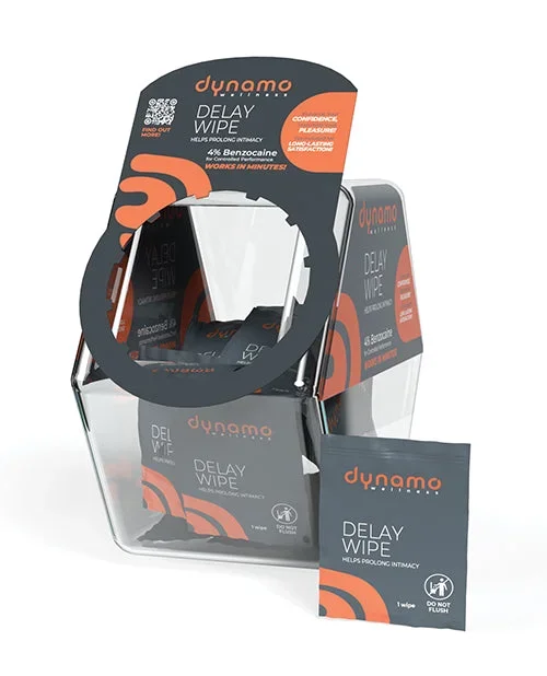 Dynamo Wellness Delay Wipe 4% in Candy Bowl