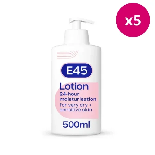 E45 Moisturising Lotion 500ml x 5