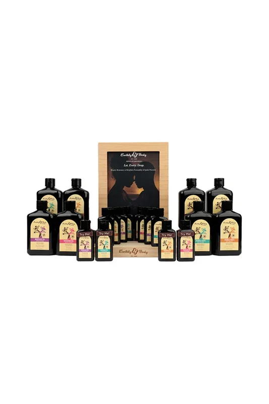 Earthly Body – Aphrodisiac Massage Oil & Bubble Bath Set