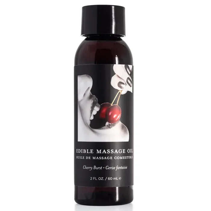 Earthly Body Edible Massage Oil – Cherry Flavour
