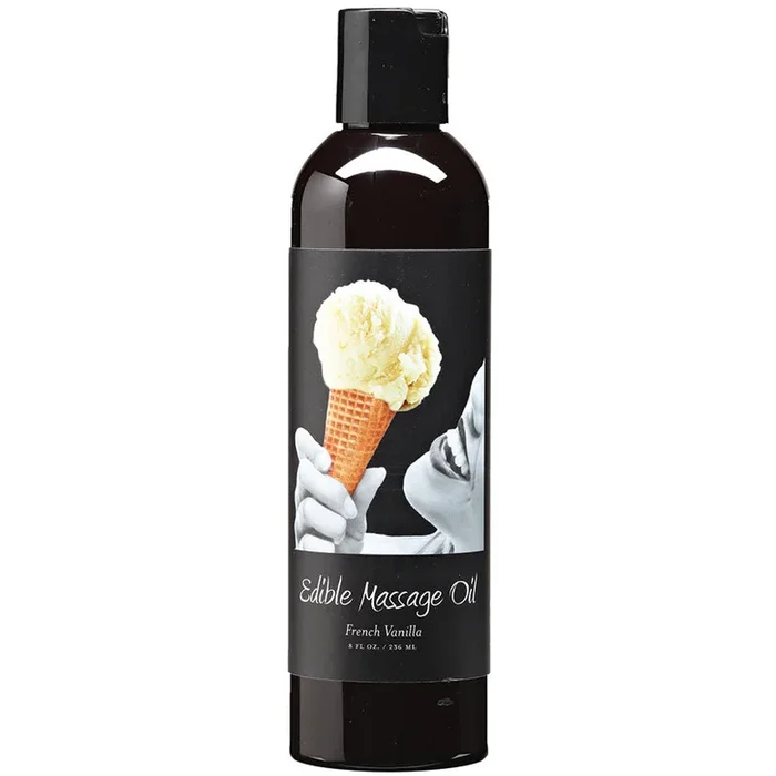 Earthly Body Edible Massage Oil – French Vanilla 8oz