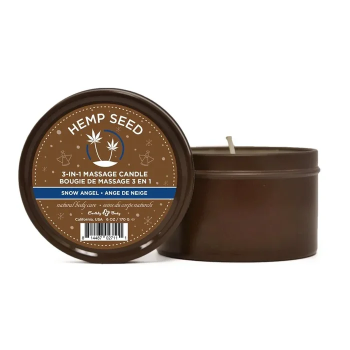 Earthly Body Snow Angle Candle 4oz