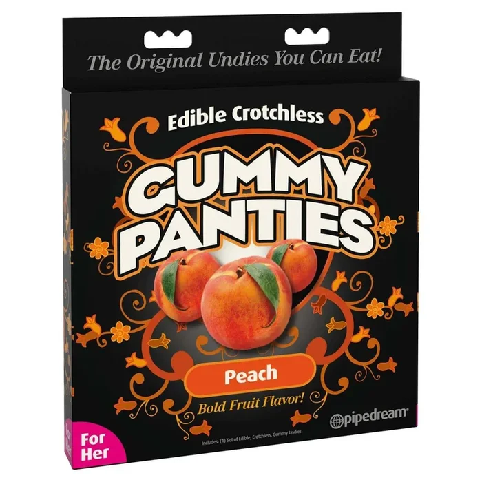 Edible Crotchless Gummy Panties – Peach