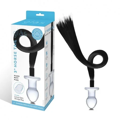 Electric EEL | GLAS 3″ Horse Tail Butt Plug