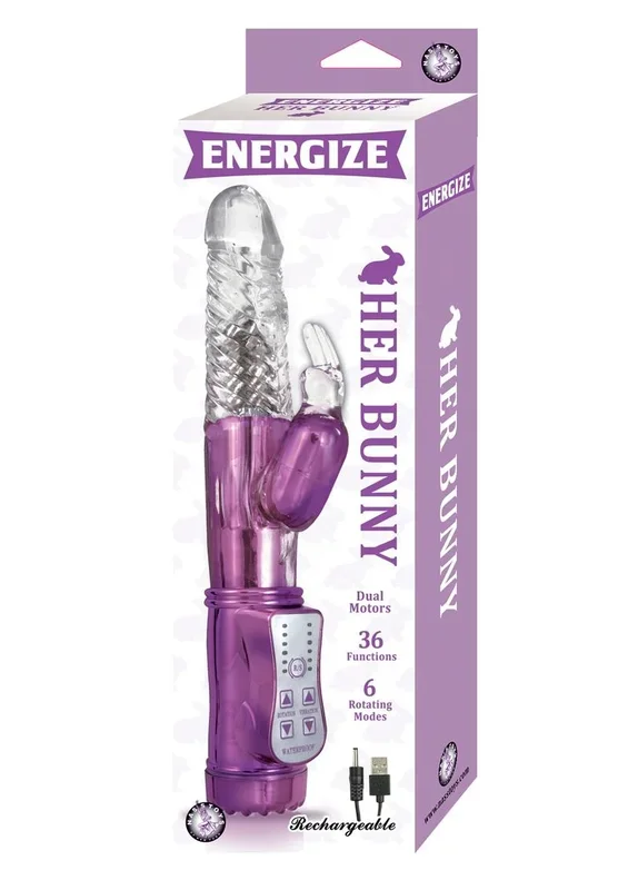 Energize Her Bunny 1 Dual Motor Rechargeable Rabbit Vibrator