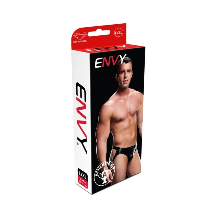 Envy Low Rise Jock Black L/XL