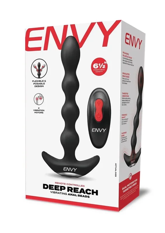 Envy Remote 4 Bead Vibrating Anal