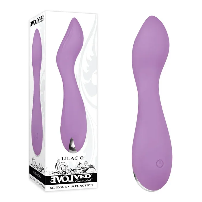 Evolved LILAC G – Lilac 11.5 cm USB Rechargeable Mini Vibrator